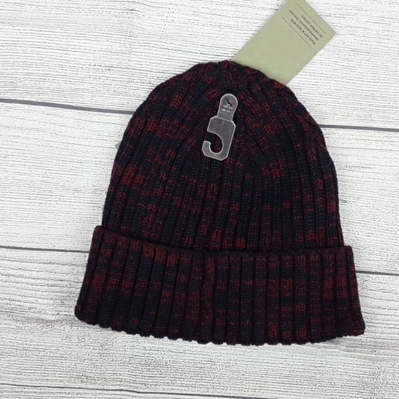 Goodfellow & Co Accessories Goodfellow Co Mens Blueburgundy Beanie